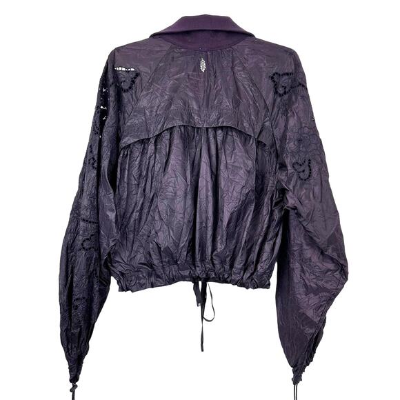Free People Movement Elevation Jacket Windbreaker Purple Small - Picture 4 of 13